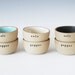 salt and pepper bowls.