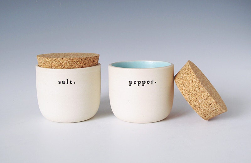 salt and pepper jars.