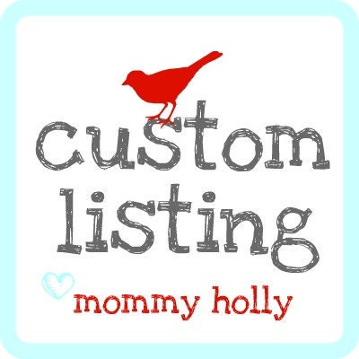 CUSTOM ORDER for rachelco75