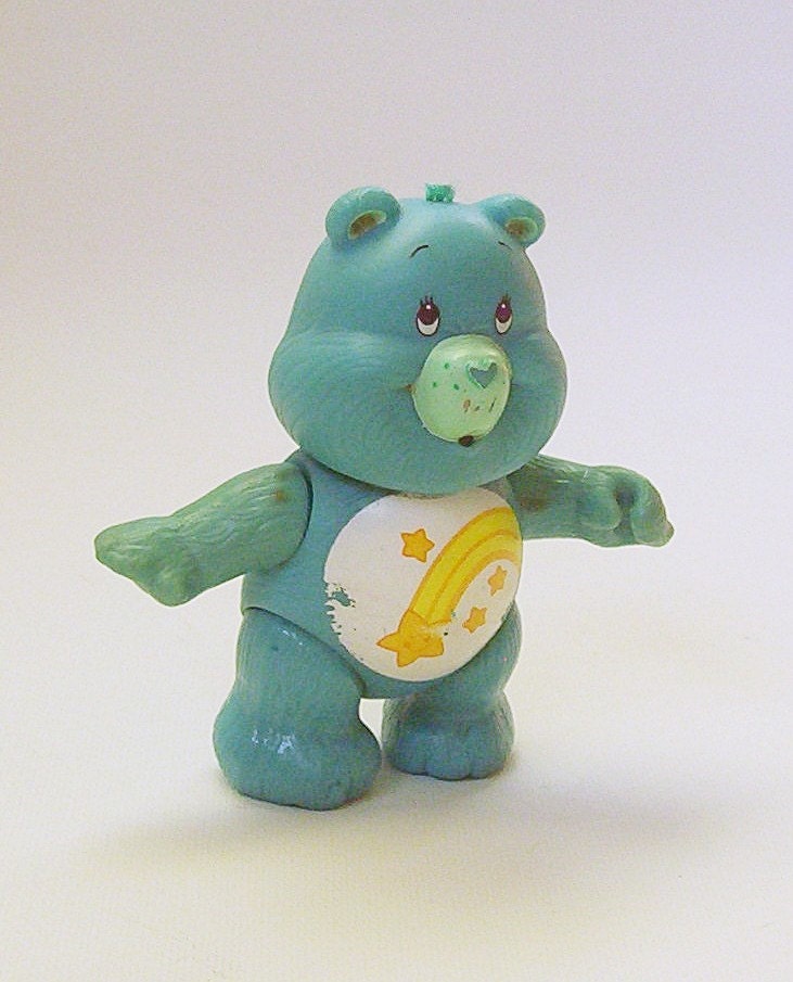 Vintage Wish Care Bear doll figure toy