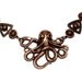 BOGO SALE -Steampunk Jewelry - Necklace - Copper Tone Octopus