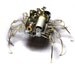 Steampunk Musical Spider Robot Sculpture with Taxidermy Glass Eye and Spring driven musical box -- ca. 1960 -- Frère Jacques - RESERVED