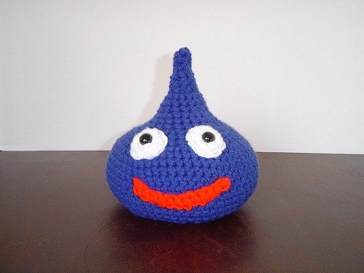 Blue Slime Plush (Dragon Warrior/ Dragon Quest) - MADE TO ORDER