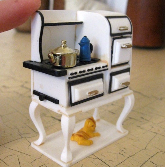 Retro Fridge Antique Stove by Acme by Somethingcharming