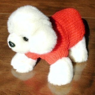 Immediate Download - PDF Knitting Pattern for the Basic Dog Sweater for Small Breed Dogs