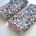 DESIGN YOUR OWN Reversible Infant Car Seat Strap Covers - Designer Fabric with Minky or Chenille