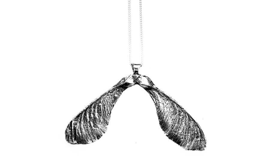 Maple Seed Necklace Japanese Helicopter
