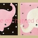 Bella and Ella Elephants Nursery Art Set ORIGINAL PAINTINGS