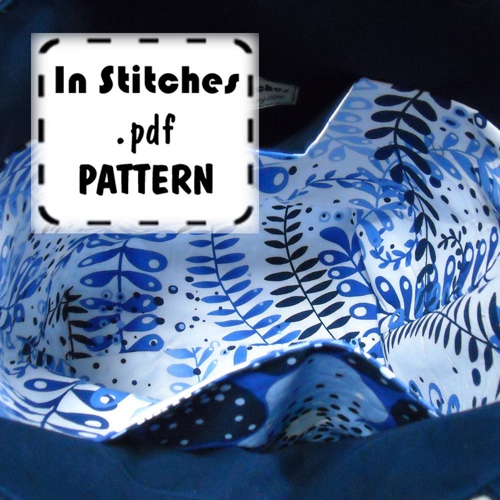 Reversible Bookbag Tote PDF pattern Tutorial EASY Instructions