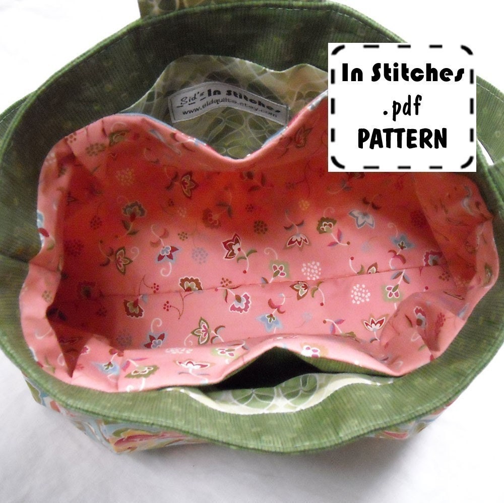 Jamie PDF Purse Pattern-Hobo Shoulder Bag-EASY Sewing Instructions Tutorial