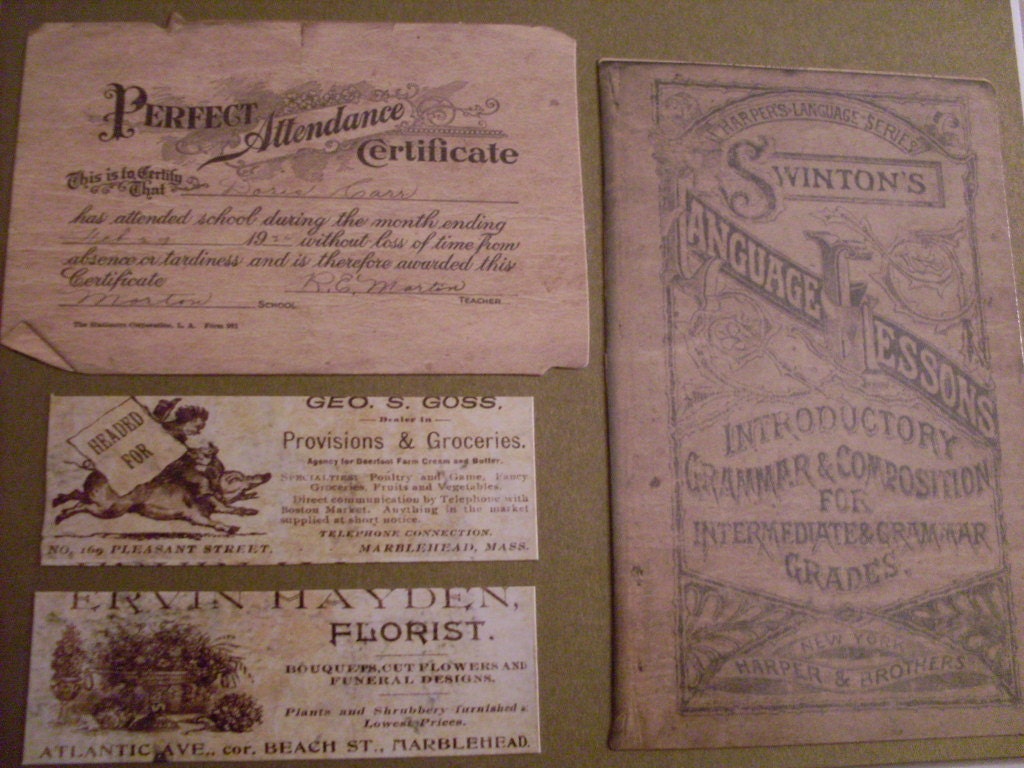 Vintage Ad Notecards  - Set 2M  Sale