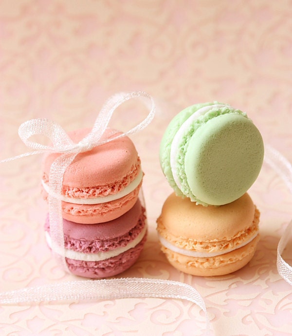 Dessert Jewelry - French Macaron Ring (Colors of Flowers Series) - Gift Under 25