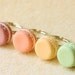 Dessert Jewelry - French Macaron Ring (Colors of Flowers Series) - Gift Under 25