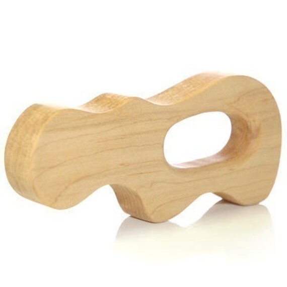 HIPPO WOOD TEETHER baby toy