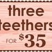 Three Natural Teething Toys