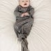 Baby Gift -Knottie baby sleeper- Stone 0-3 months