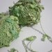Novelty Yarn in Lime Wasabi Green Plymouth Yarn Fashion Flamenco Cotton Blend Vegan Friendly