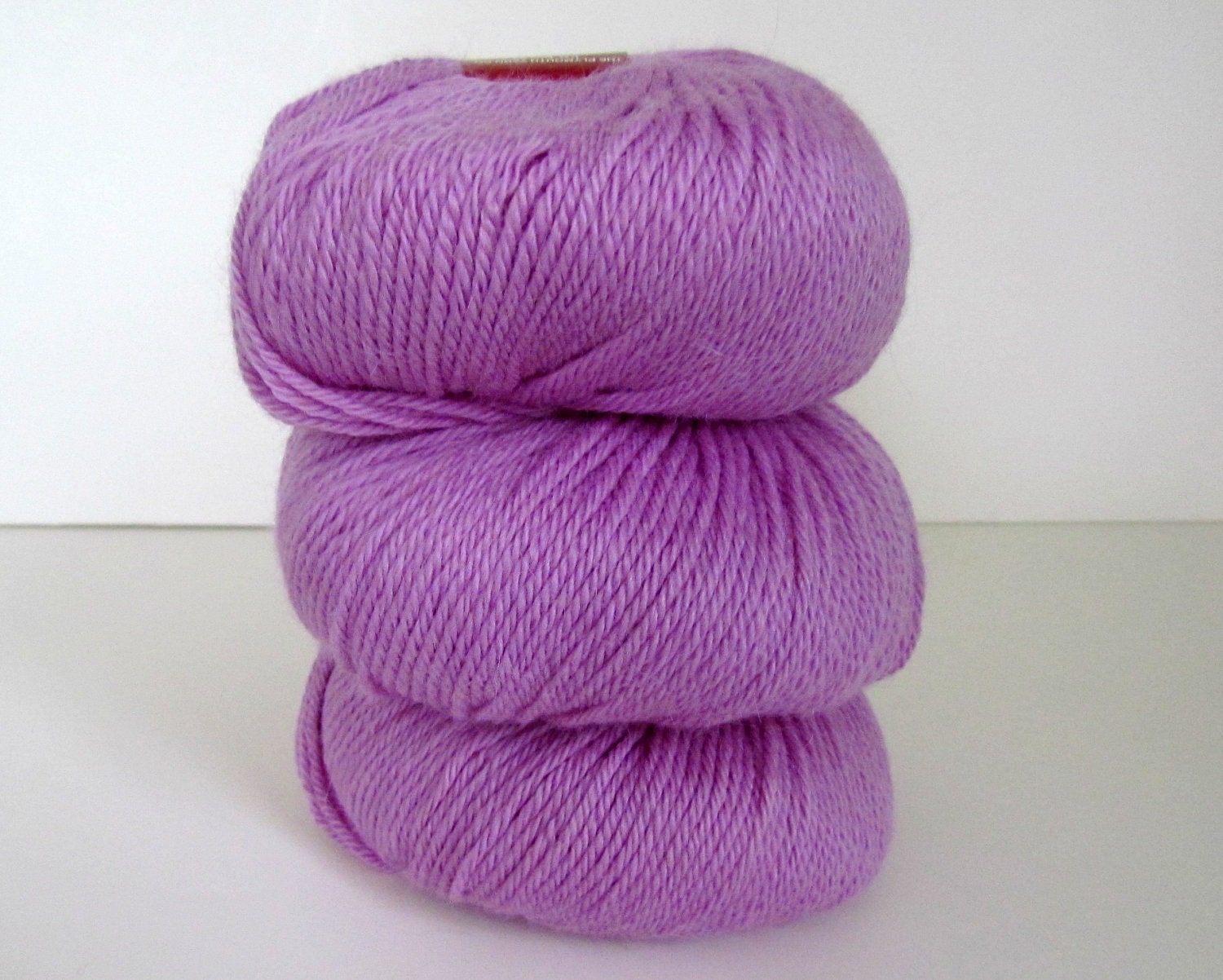 Pink Knitting Yarn 3 Balls Plymouth Yarn Baby Alpaca DK Weight Ecofriendly Natural Fiber Color 1830 Pink Magenta Rose