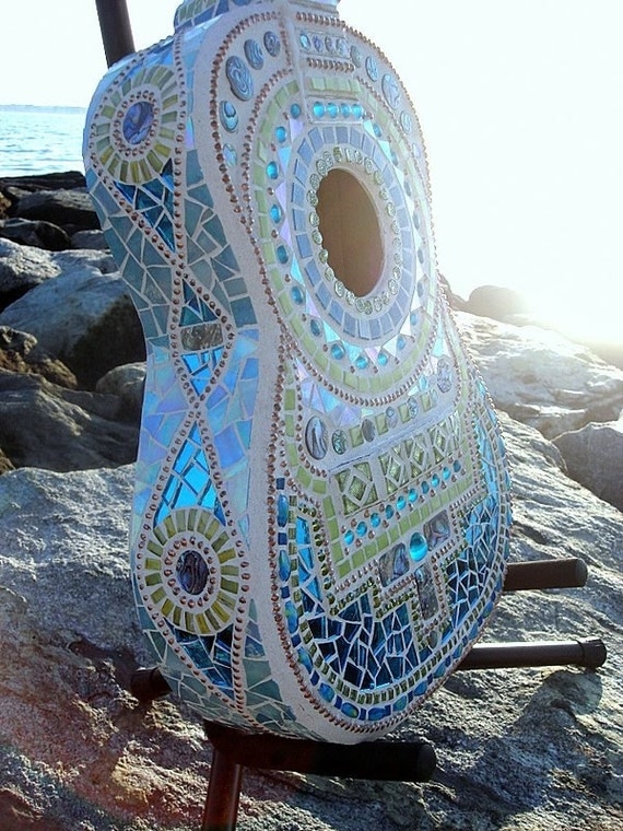 ON SALE-Mosaic Guitar-Baby Sings the Blues