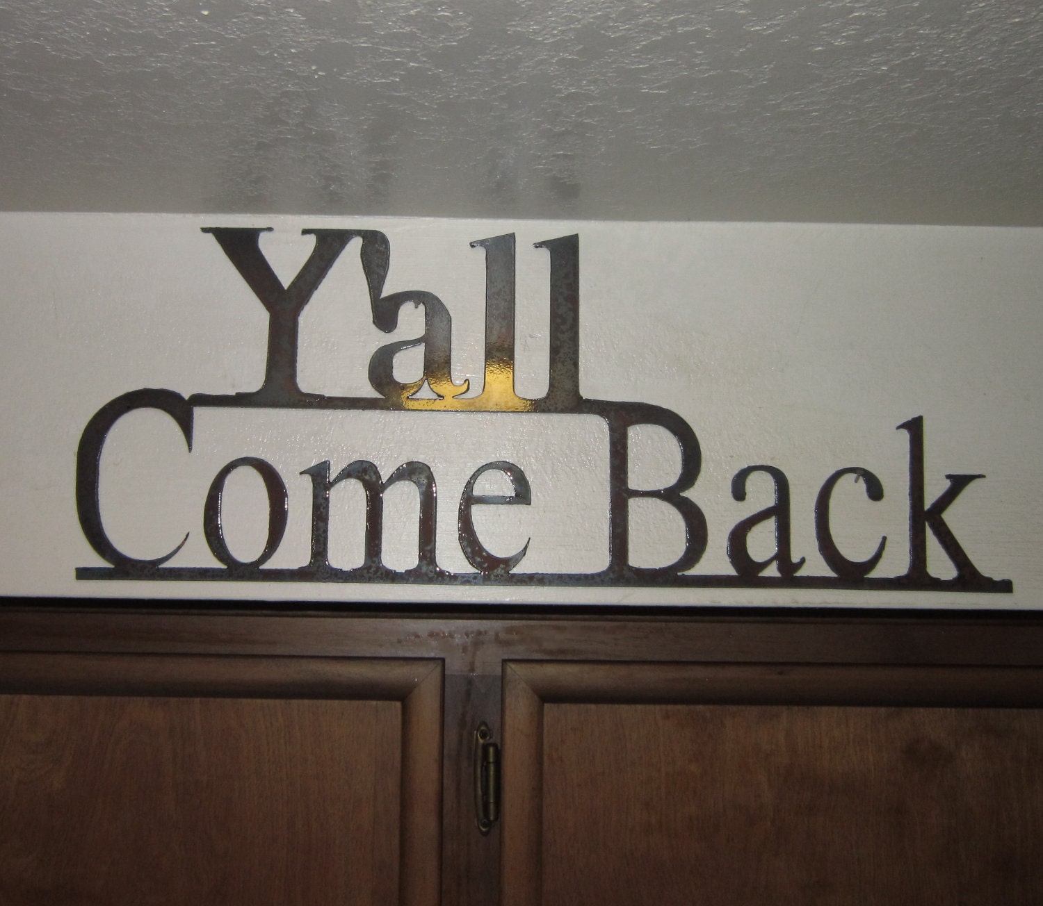 Y'all Come Back-Metal Art-Kitchen Sign-Southern Hospitality