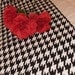 HOUNDSTOOTH RUNNER- Black and white TABLE runner Wedding Bridal Home Decor Alabama Roll Tide Parties