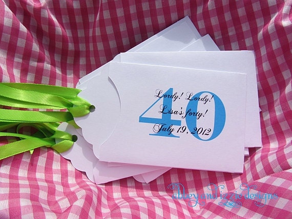 40th Birthday Party Favors