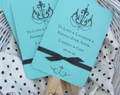 Personalized Wedding Favor Fans