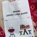 Favor Bags, Barbeque favors, family reunion,