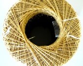Aunt Lydia's Metallic Crochet Cotton, gold with gold metallic cotton thread, size 10, 90G