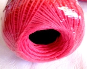 Aunt Lydias Fashion Crochet thread, bright Candy Pink, Size 3, cotton thread