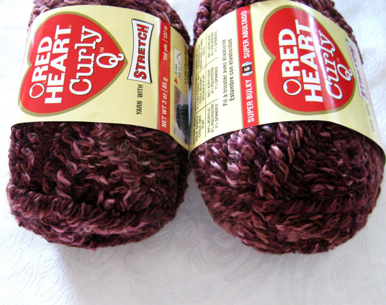 Red Heart Curly Q Yarn Mixed Berries Bulky Weight By Crochetgal