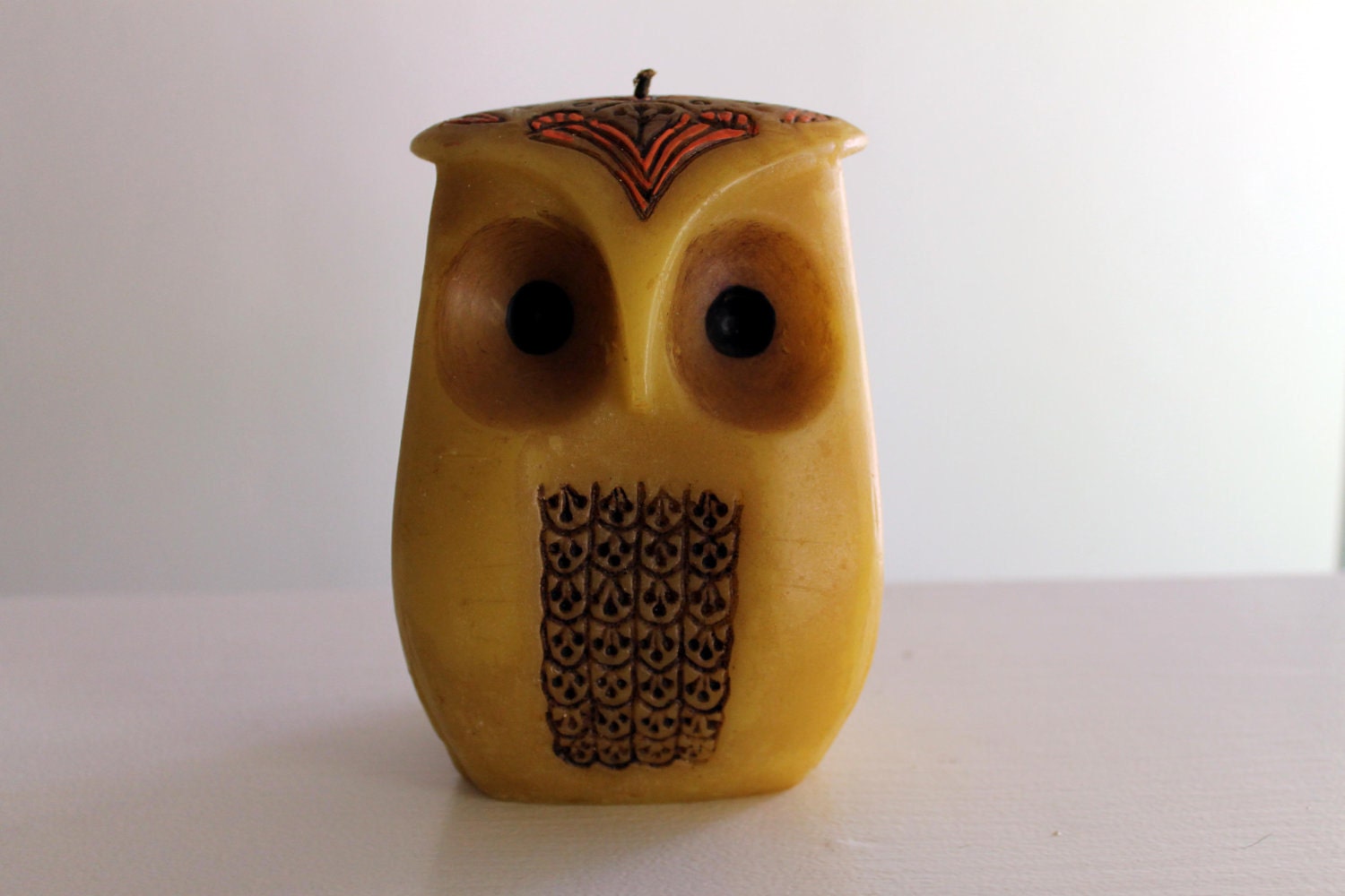 Vintage Owl Candle