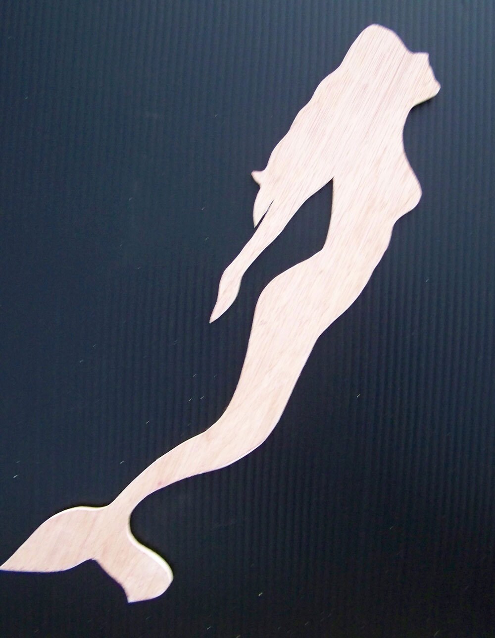 Mermaid Woodie Cutout 17x4 by HeatherMBC on Etsy