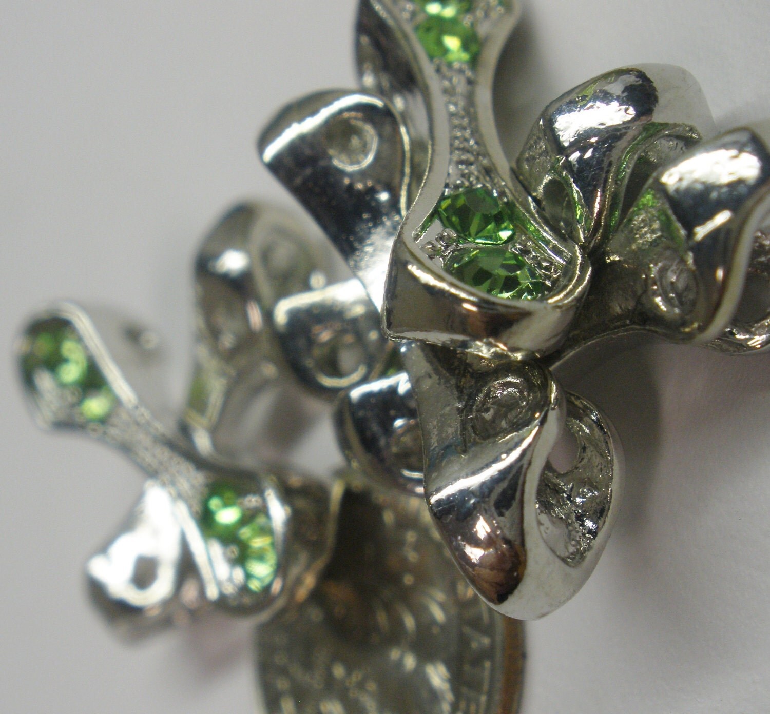 Mini 2-Hole Slides Crystal 8
