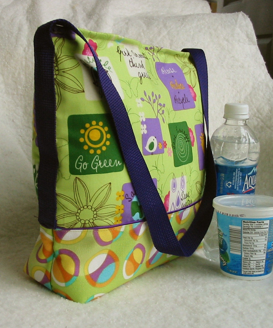 Girl Scouts Think Green Insulated Lunch Bag by jarck101 on Etsy