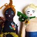 Cloth art doll Linen body Soft sculpture fashion display doll, Sylvia