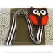 Baby Boy Pacifier Clip - Brown Owl Paci Clip - Binky Saver - Brown - Baby Shower Gift (OO)
