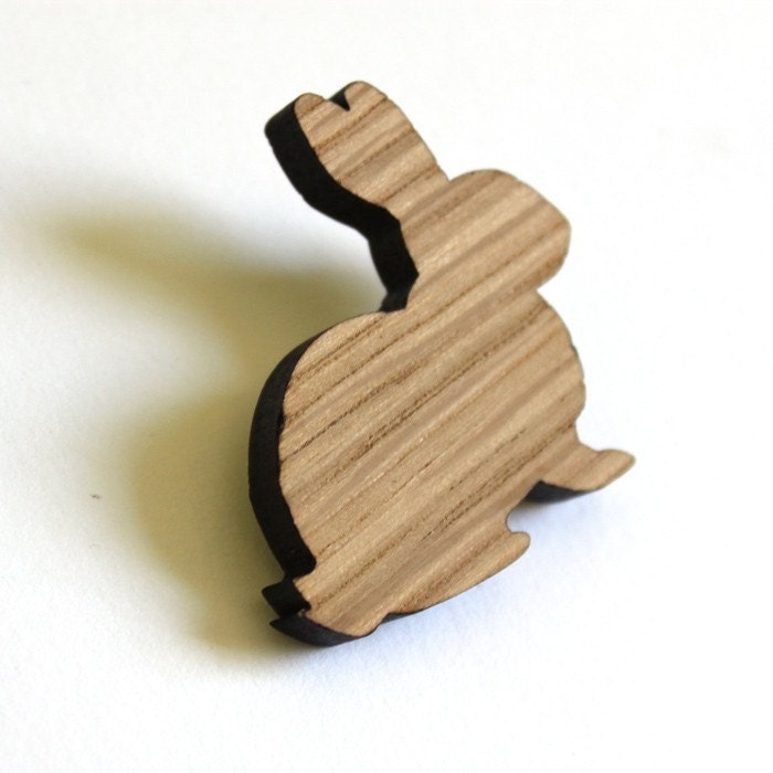 A cute bunny pin