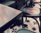 Still life photography, Fine Art Photography, Paris Photography, French Art Prints, Cafe Photo, Coffee, Café parisien, Paris,  6x6(15x15cm)