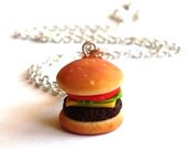 Cheeseburger Charm Necklace