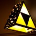 Zelda Triforce Lamp - Original - Hanging or End Table
