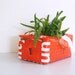 Planter (Medium) No. 25 - Recycled Billboard Banner - Eco-Friendly