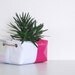 Planter (Small) No. 40 - Recycled Billboard Banner - Eco-Friendly