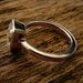 14 karat Pink gold and Moissanite Engagement ring