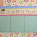 12x12 double page scrapbook layout Baby's First Foods