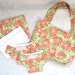 Doll Diaper Set - Green & Pink Swirl Print