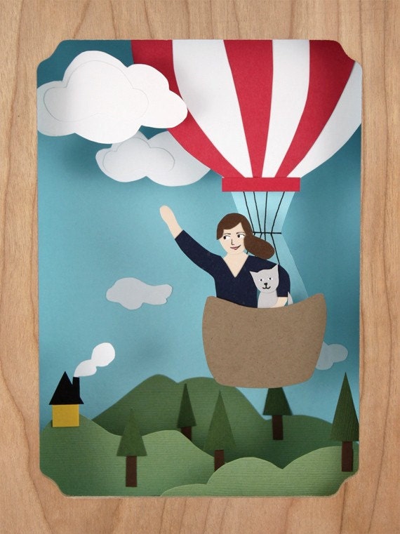 Balloon Adventure - Shadow Box Kit