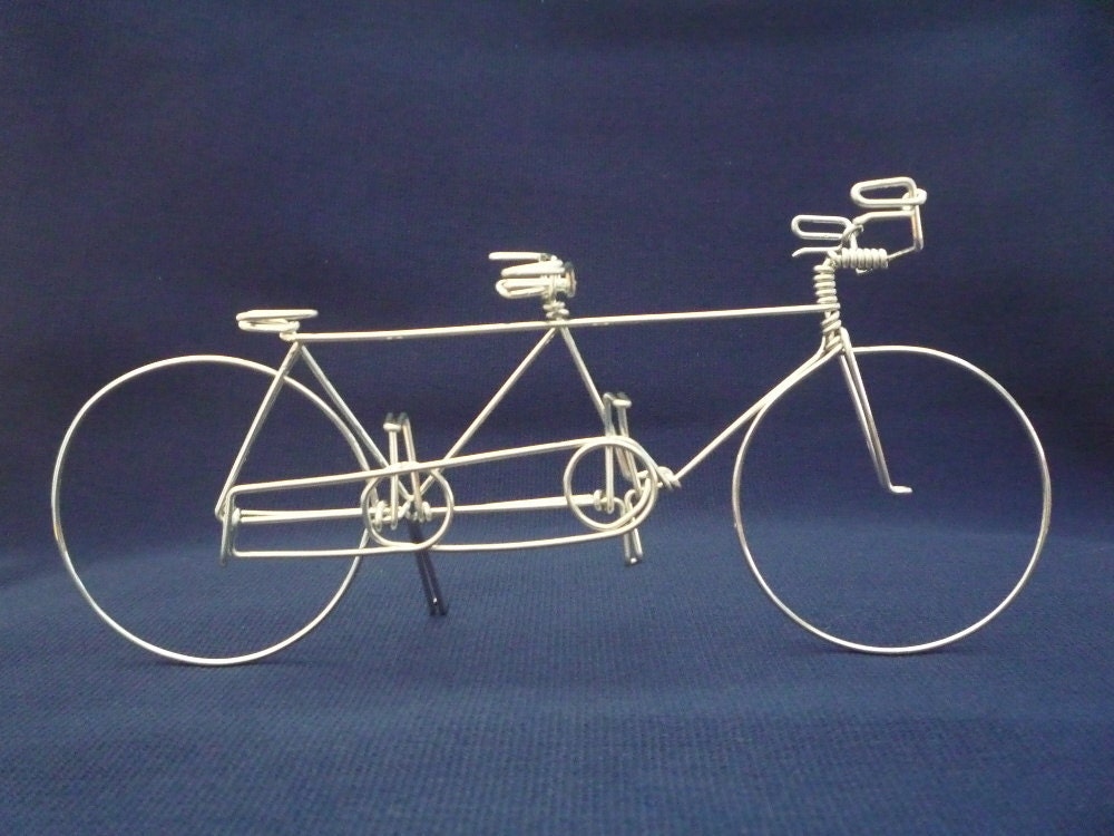 TANDEM 1:  Bike Ornament/Wedding Cake Topper