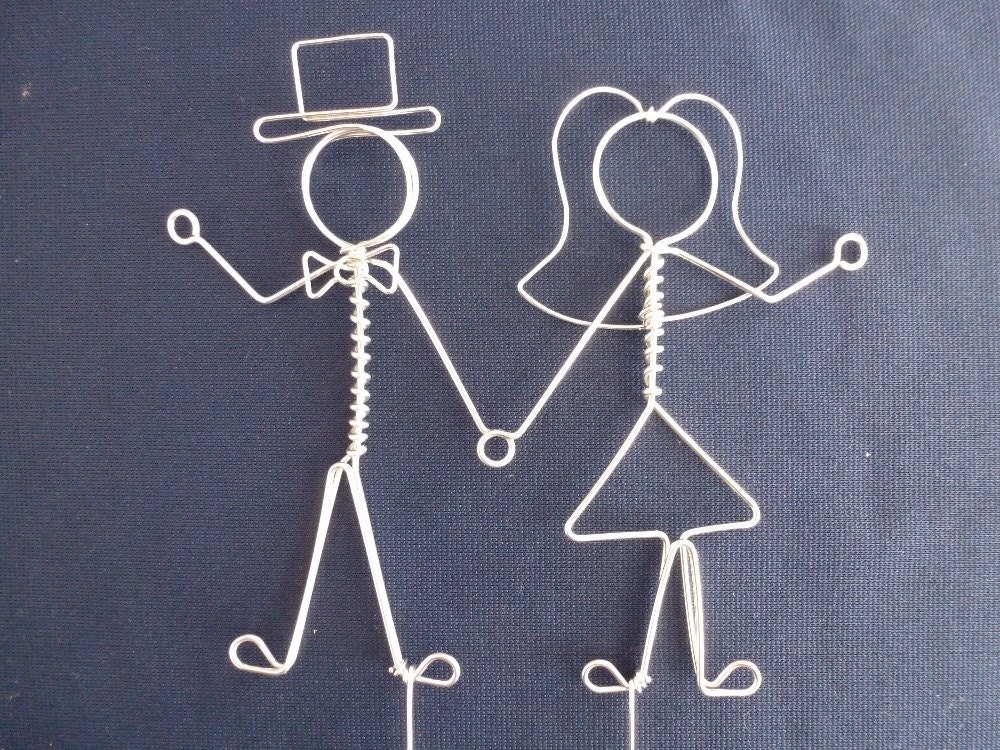 WE BELONG TOGETHER: Bride and Groom Wedding Cake Topper