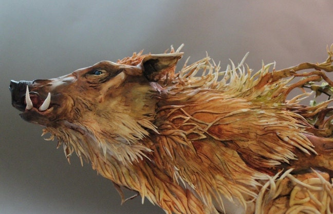 Celtic Boar with Forest